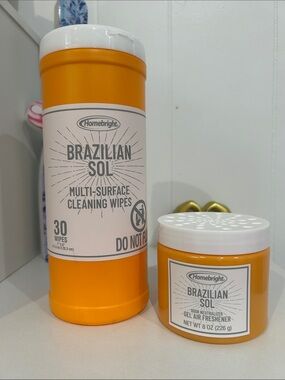 Brazilian Sol Multi-Surface Cleaning Wipes and Air Freshener Duo